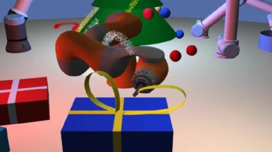 robotic simulation in the holiday season