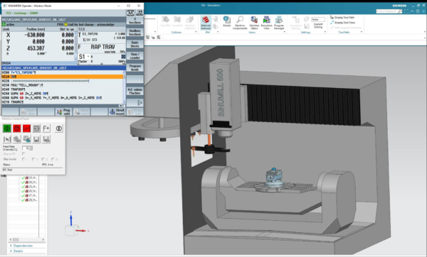 The Digital Twin for CNC training