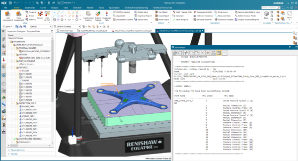 Making Sure We Got It Right: CMM Inspection Programming for the Quadcopter Mold