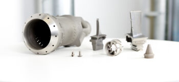 Aerospace components made with additive manufacturing (AM)