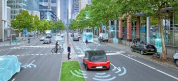 MBSE helps autonomous vehicle interacting with the world around it with sensors and communication