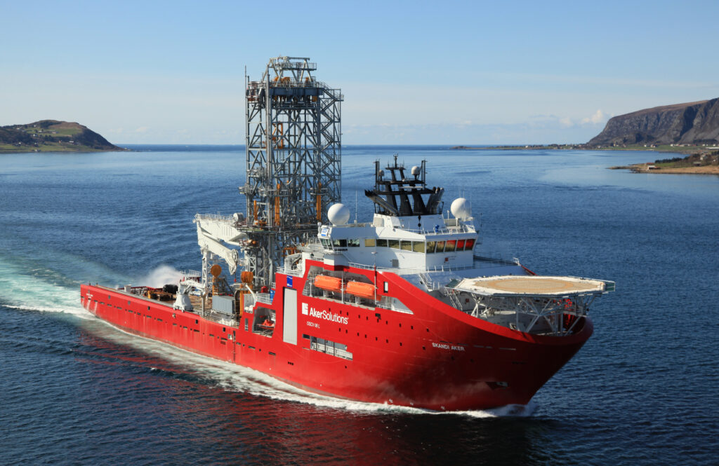 This image shows a real ship on the water