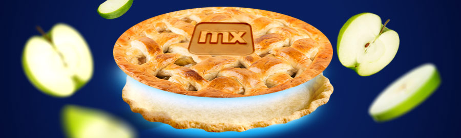 picture of pie with Mendix logo on top