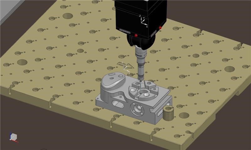 machinery showing NX CMM software