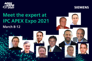 Upcoming virtual event: Meet Siemens experts at IPC APEX EXPO 2021