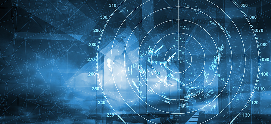 futuristic image of a ship compass