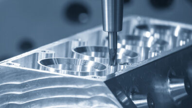 Machine parts being built faster with highly automated CAM programming.