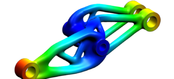 An optimized aerospace bracket