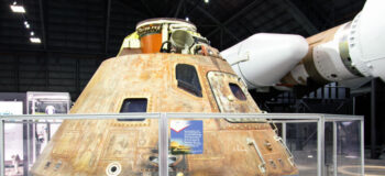 The Apollo 15 Command Module in the National Museum of the US Air Force