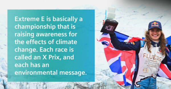 Raising Climate Change Awareness through Motor Racing with Catie Munnings, Andretti United Extreme E Racing Driver
