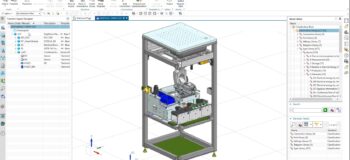 Screen shot showing the functional, modular design of automation systems with Automation Designer