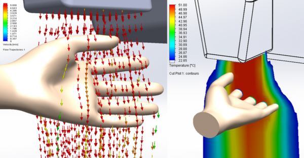 What's the Fastest Way to Dry Your Hands? Simcenter FLOEFD Explains...