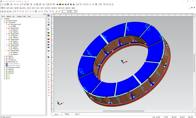 An Axial flux e-taxiing electric motor for Airbus 321 aircraft that will be used to showcase demagnetizaiton of permanent magnets