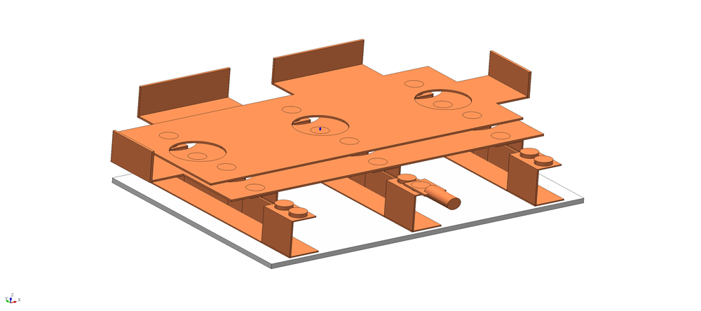 An example of a 3D bus bar structure used with an IGBT