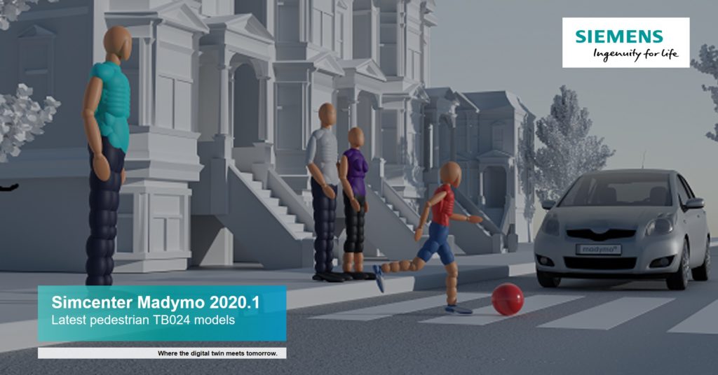 Simcenter Madymo 2020.1 improving pedestrian safety systems