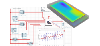 Electrothermal analysis aided by VHDL-AMS thermal netlist from Simcenter Flotherm