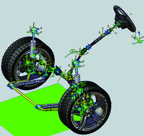 Image of front suspension