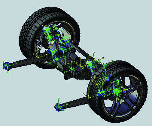Image of rear suspension