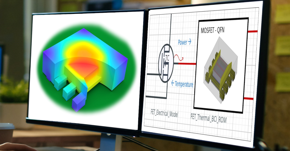 The future of thermal design: Simcenter Flotherm BCI-ROM reduced order models in VHDL-AMS format enable accurate electrothermal circuit simulation modeling in the electronics thermal design supply chain