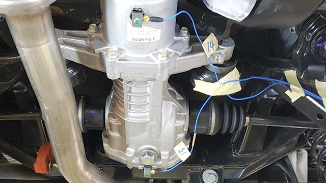 Image of vehicle NVH testing