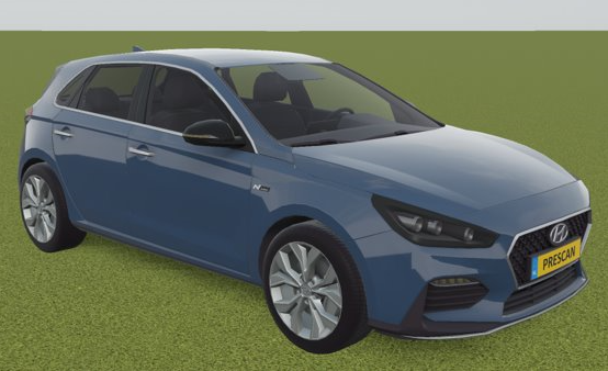 New model in Prescan: Hyundai i30.