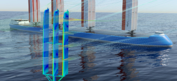 Cape Horn Windship sails CFD simulation