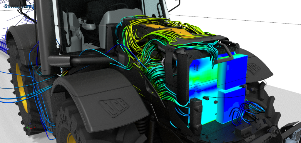 CFD simulation for thermal management optimization