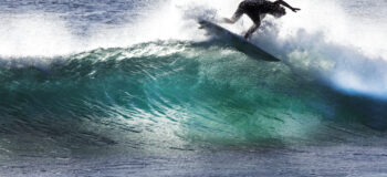 Surfer at Margaret River, Australia