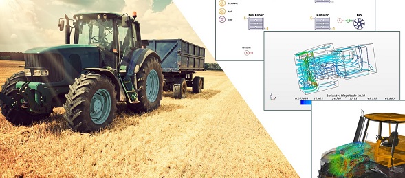 heavy equipment thermal management co-simulation