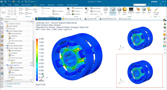 Tighter integration with Simcenter 3D for Low Frequency Electromagnetics