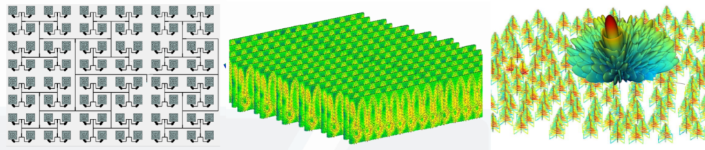 three antenna arrays