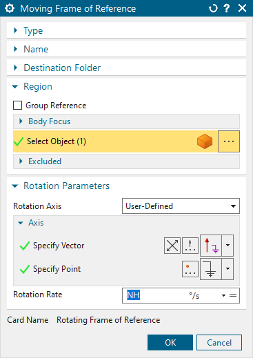 Take into account the rotation of the fluid domain using a Rotational Frame of Reference
