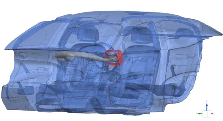 Figure showing where the permeable surface will be located