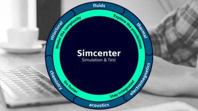 Image showing someone on computer for the Simcenter 3D Early Adoption Program (EAP)