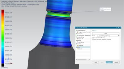 Strength and fatigue analysis wizard guides you to the results – Simcenter 3D 2306