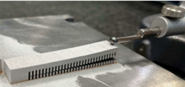 image showing the calibration process in Simcenter Additive Manufacture. 