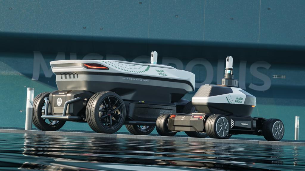 Autonomous robots in Dubai