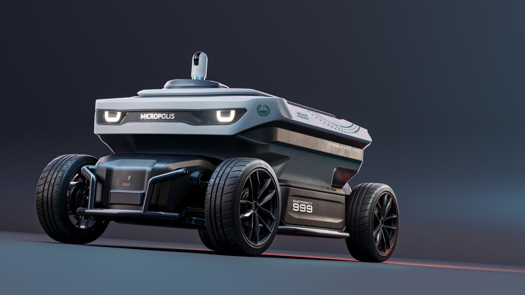 Autonomous robot Siemens Micropolis Robotics