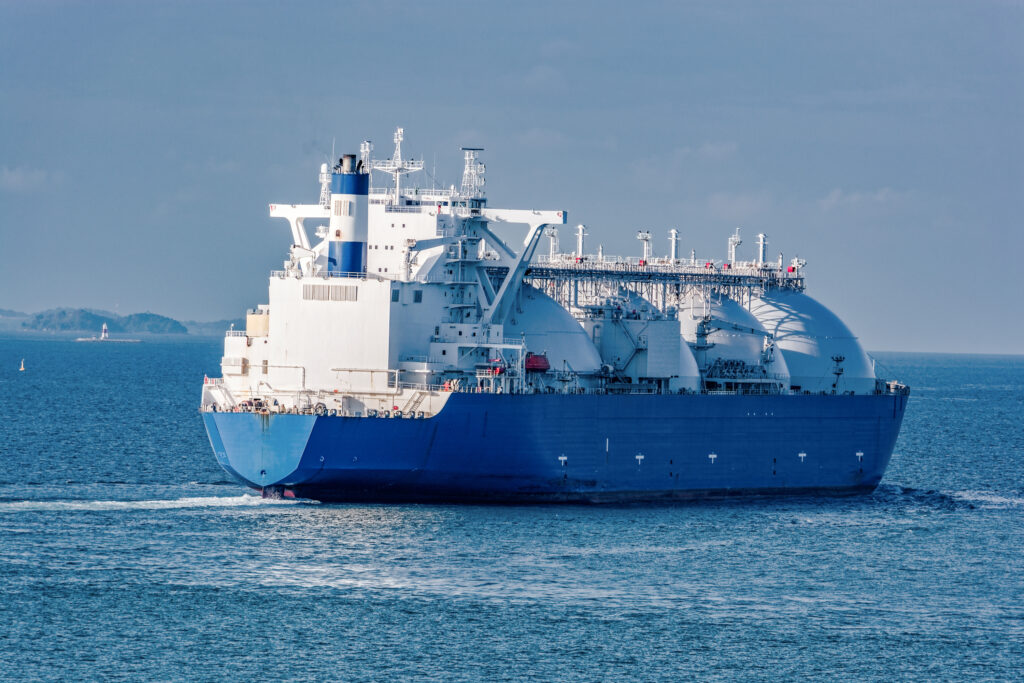 Green marine future: LNG tanker Liquefied natural gas (LNG) tanker