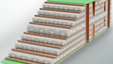 PCB stackup with material and copper