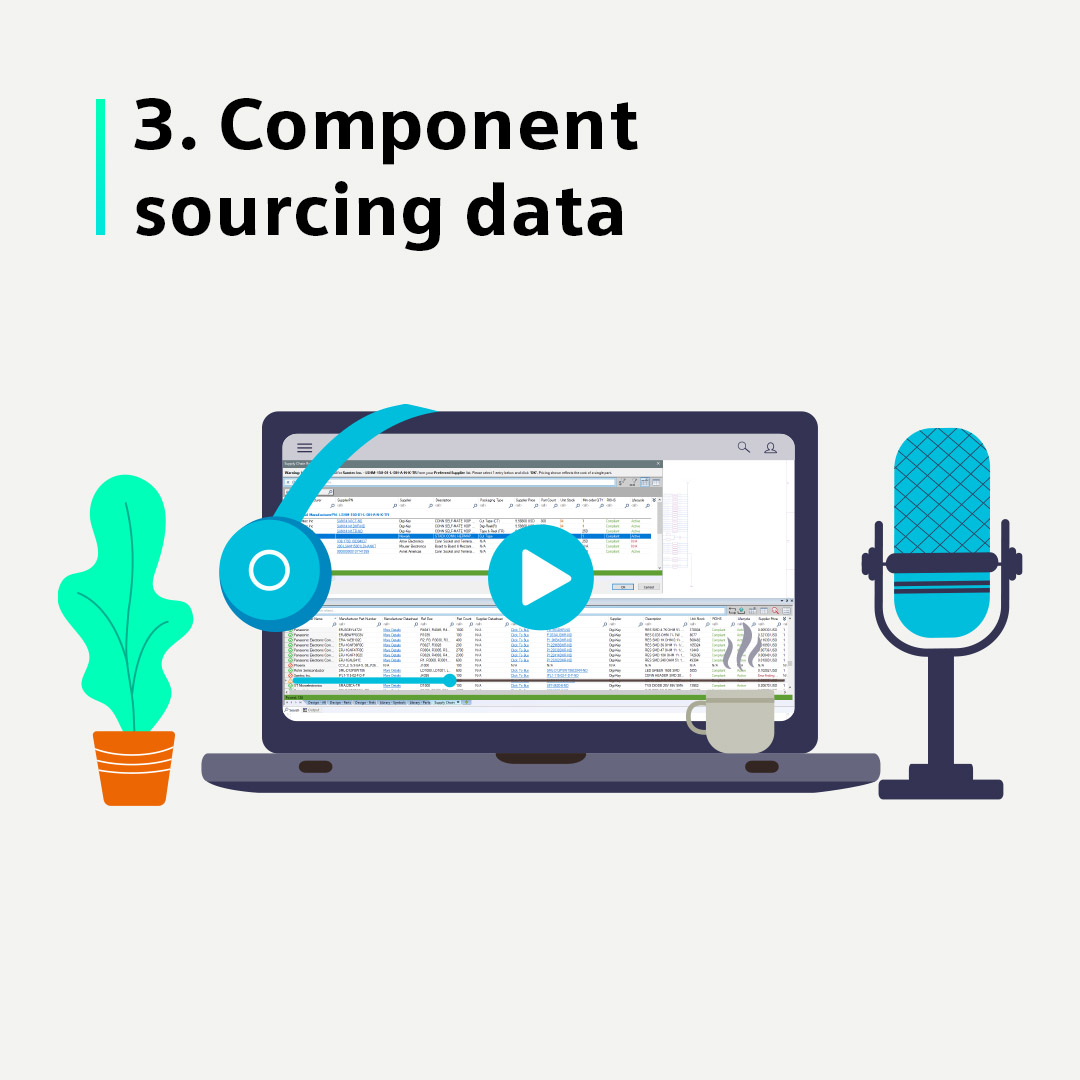 Image of PADS Professional Premium component sourcing data