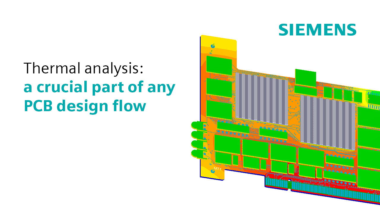 An image of a PCB under thermal analysis