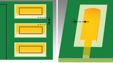 PCB fabrication solder masks