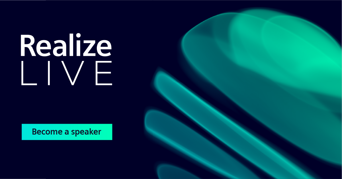 Realize LIVE Speaker banner