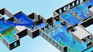 Flow simulation diagram in Solid Edge