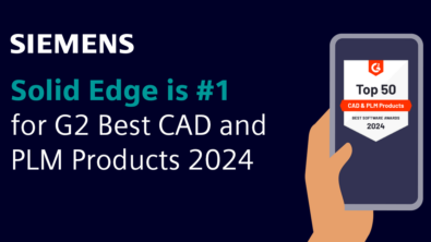 Solid Edge earns the #1 spot on G2’s 2024 Best Software Awards for CAD/PLM Products